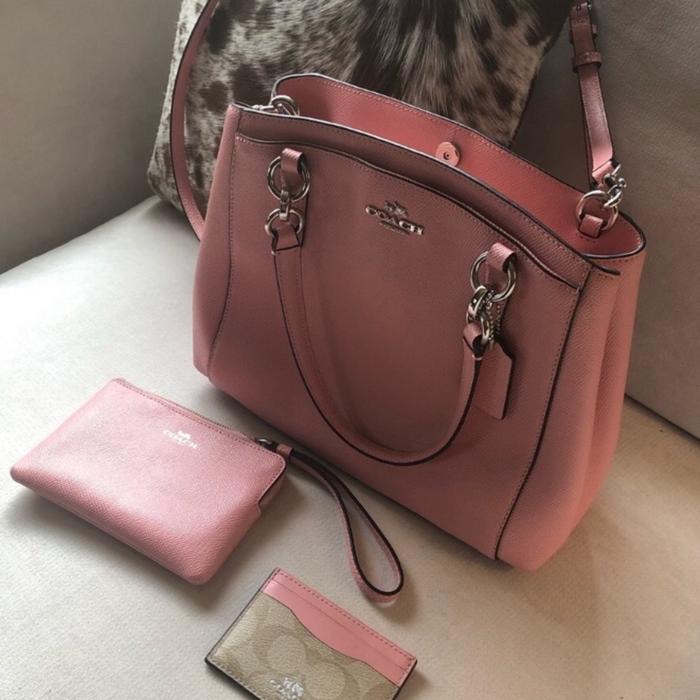 Like new coach bag and card holder.